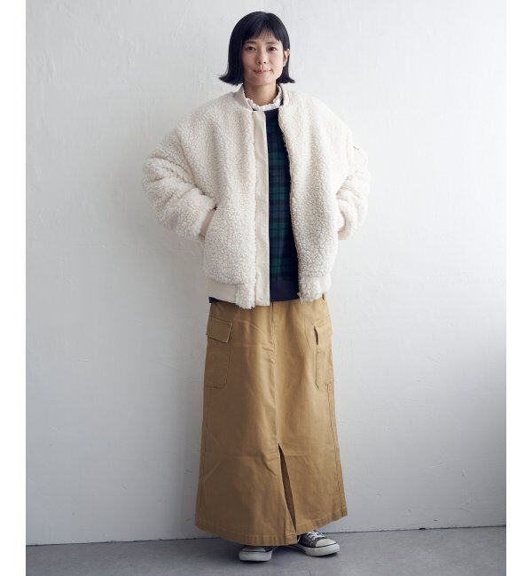 Lbc with Life「ボアMA-1」|ブルゾン・スタジャン|