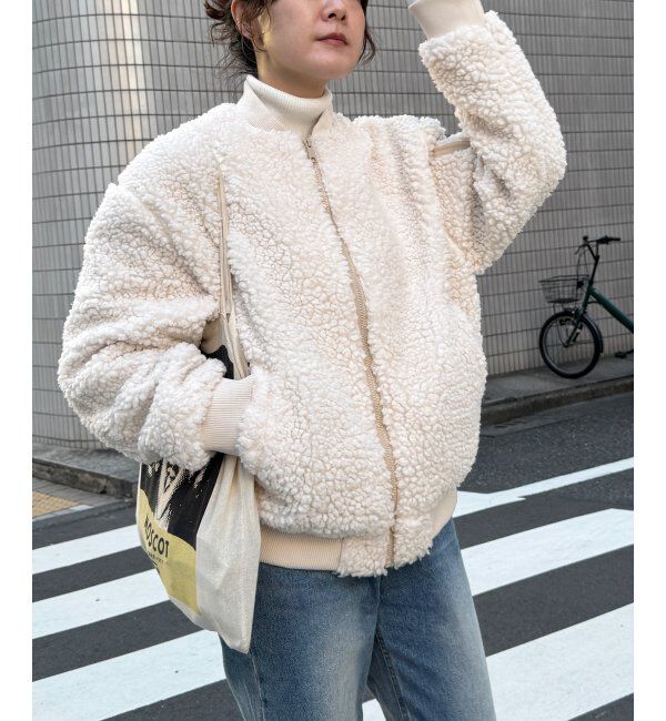 Lbc with Life「ボアMA-1」|ブルゾン・スタジャン|