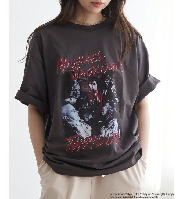 VENCE share style「Michael Jackson マイケル・ジャクソン ThrillerプリントTee」|Tシャツ・カットソー|