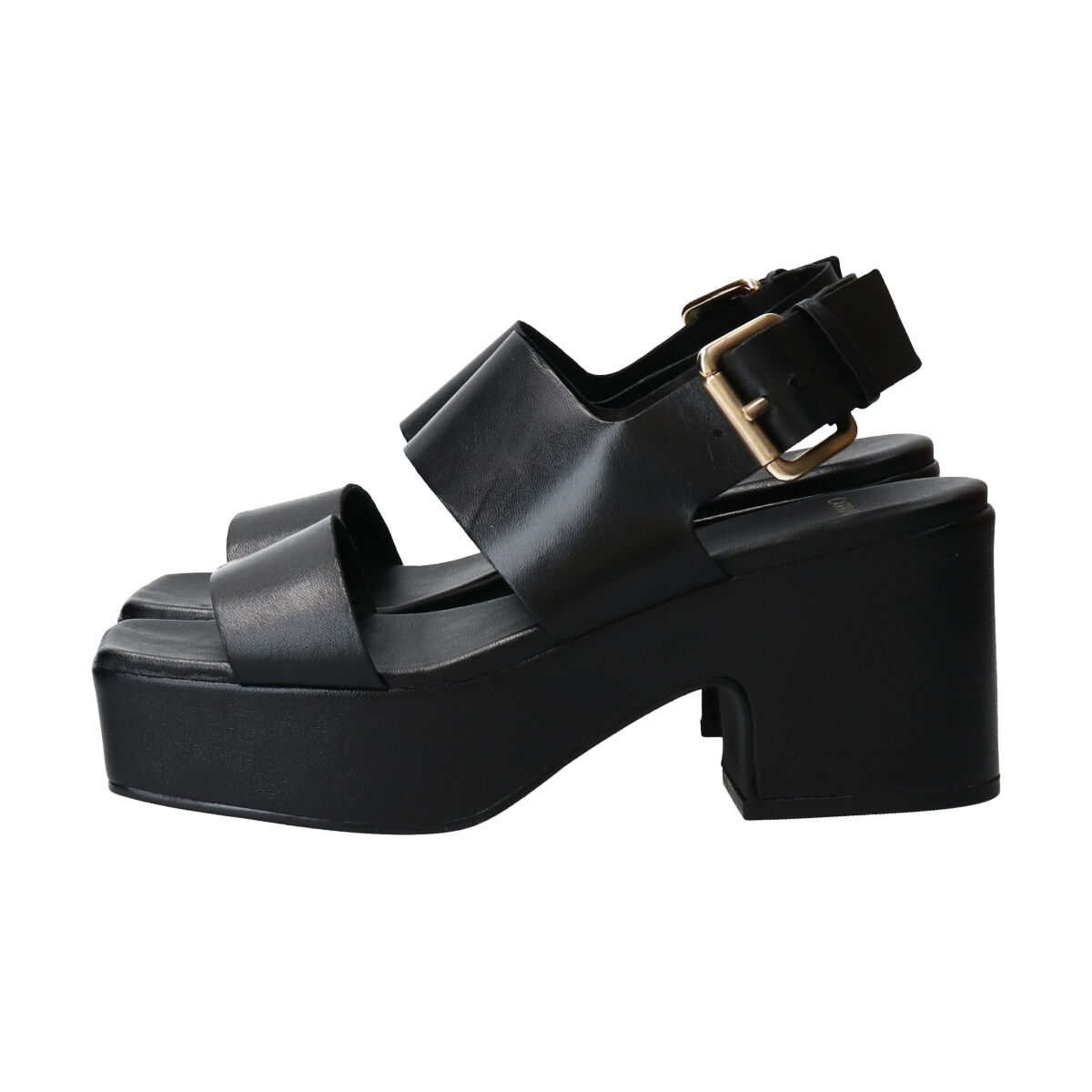 IMPORT SELECT「【CARRANO】厚底ダブルストラップサンダル」|サンダル|