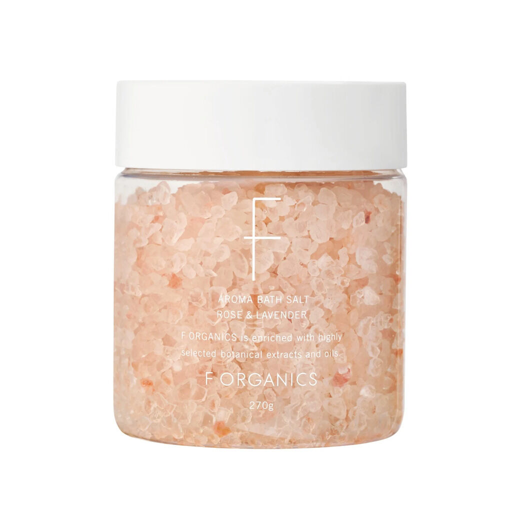 F ORGANICS「アロマバスソルト　ローズ＆ラベンダー 【F ORGANICS】」|入浴剤・バスグッズ|-