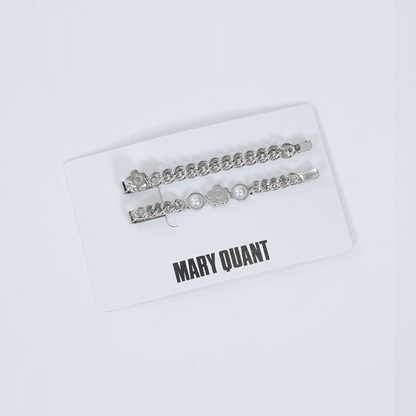 MARY QUANT「メタルチェーン ヘアピンセット」|ヘアゴム・シュシュ|