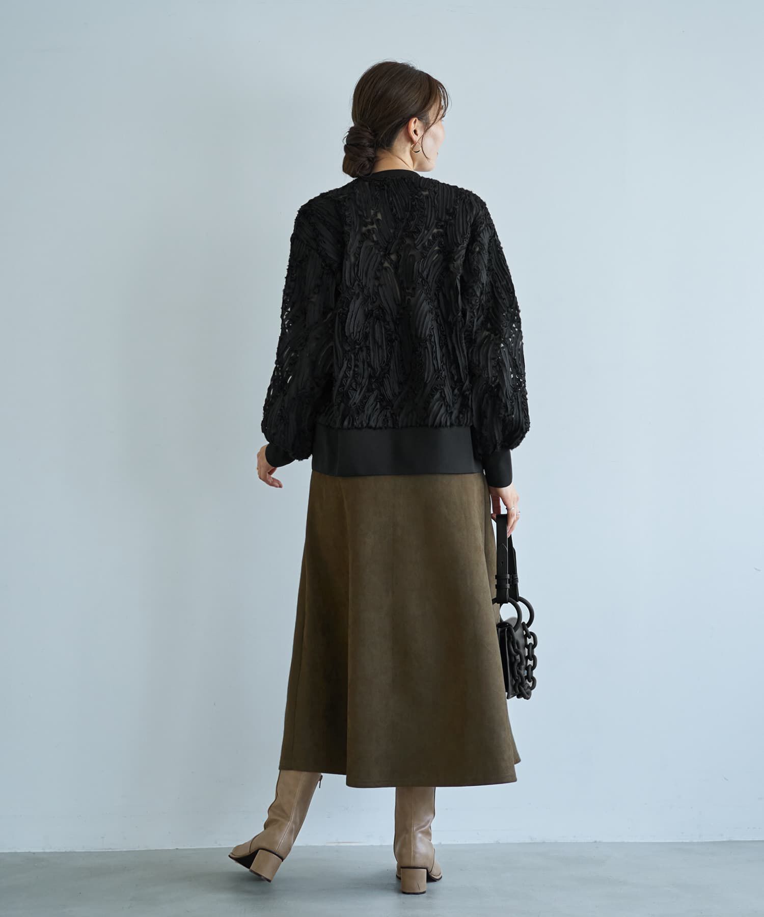 STYLE DELI「【LUXE】チュールにデコレーションカーディガン」|カーディガン|