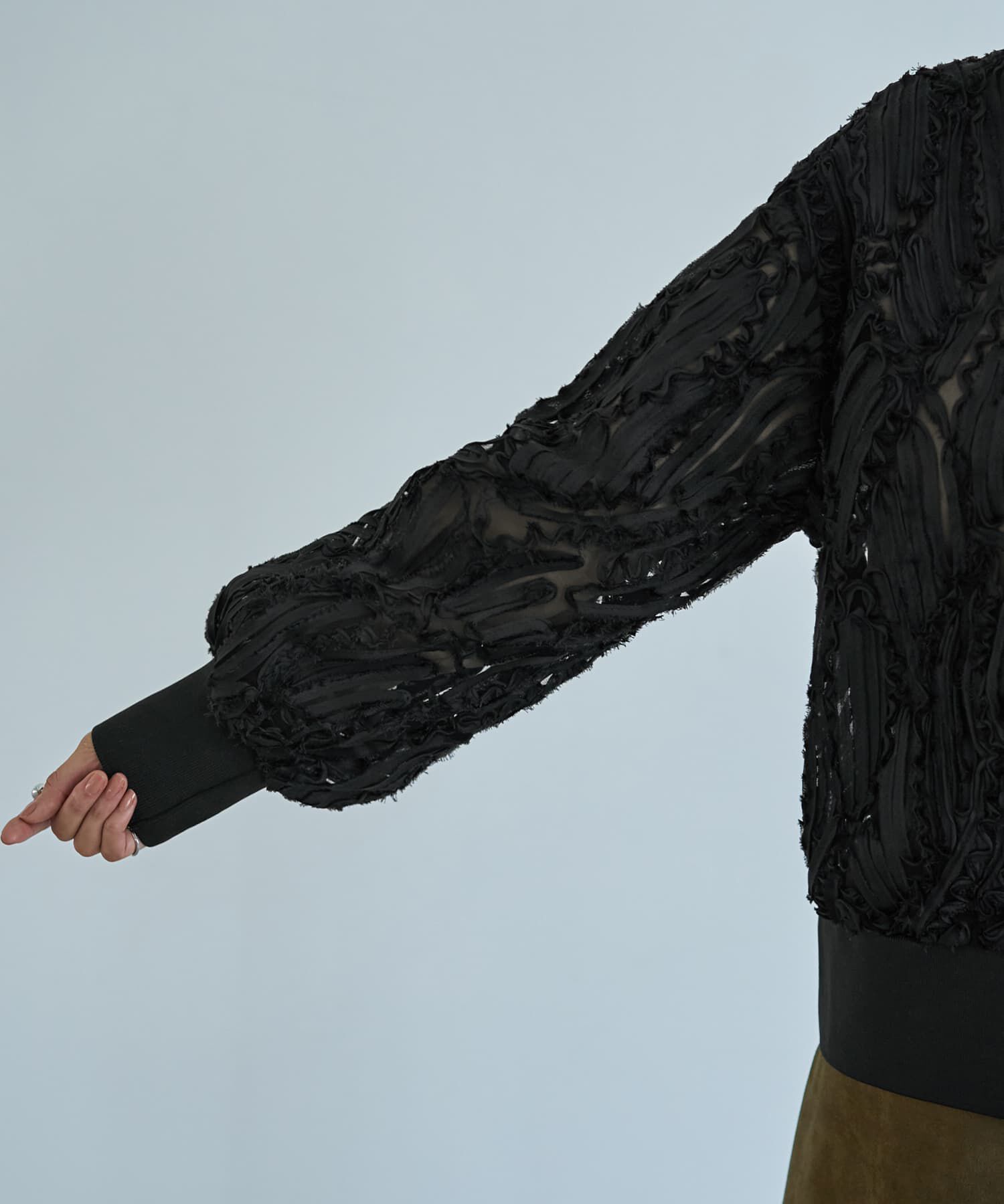 STYLE DELI「【LUXE】チュールにデコレーションカーディガン」|カーディガン|