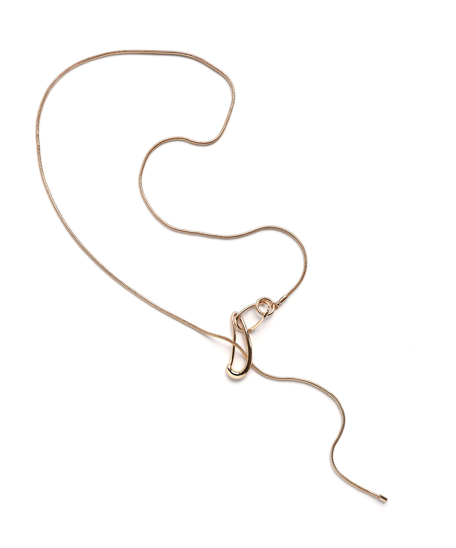 colleca la「Yラインロングチェーンネックレス/ラリエット」|ネックレス|