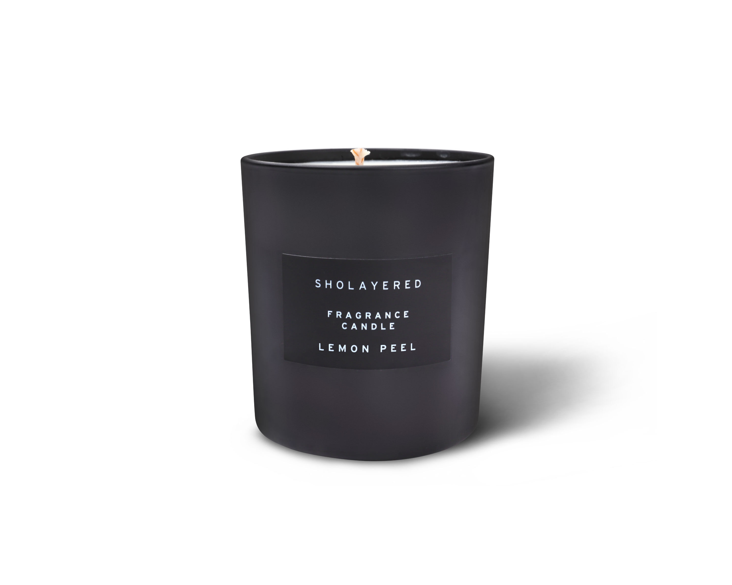 SHOLAYERED「レイヤードフレグランス フレグランスキャンドル ソイワックス」|アロマ・ルームフレグランス|レモンピール