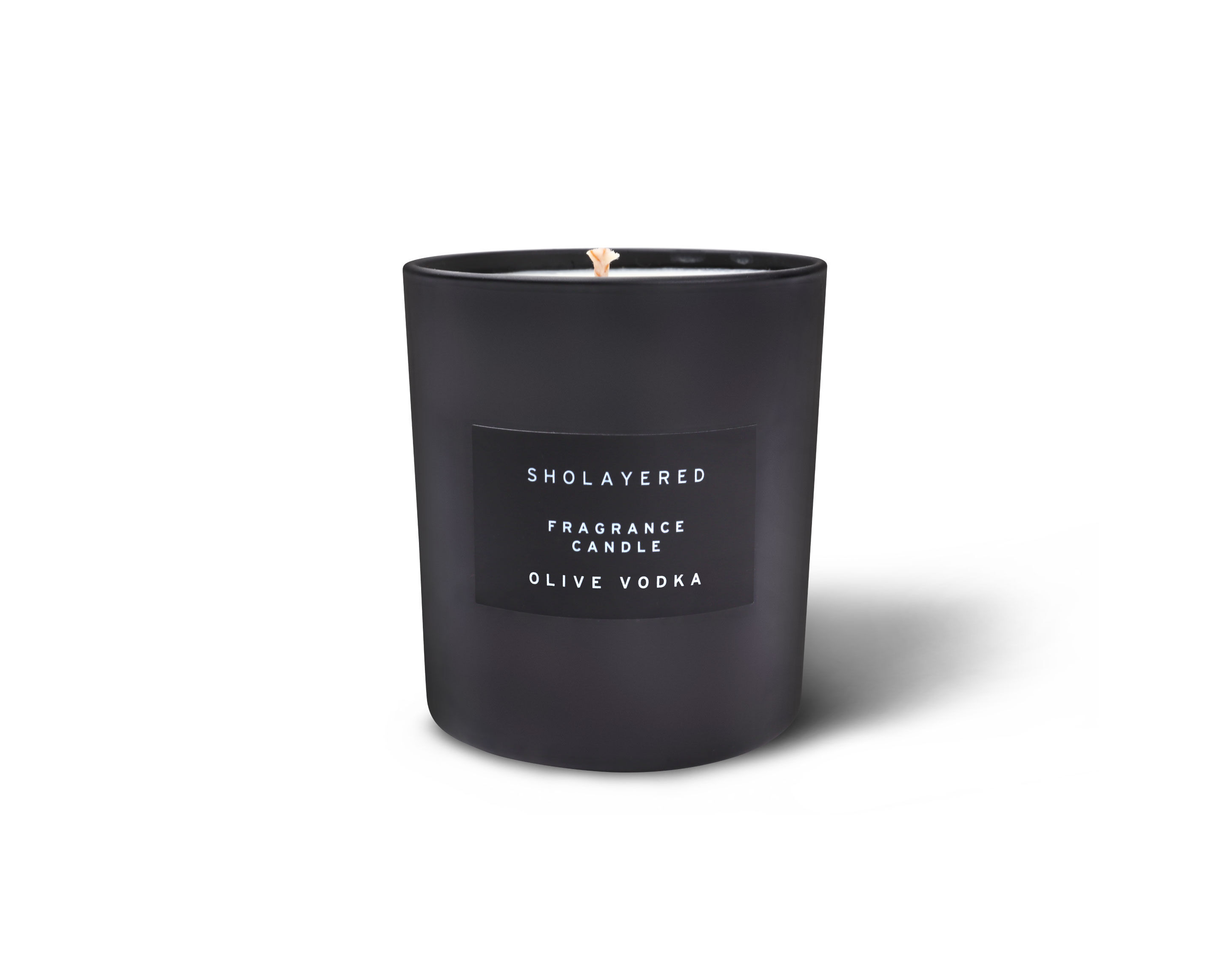 SHOLAYERED「レイヤードフレグランス フレグランスキャンドル ソイワックス」|アロマ・ルームフレグランス|オリーブウォッカ