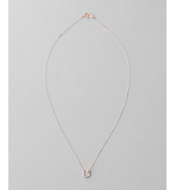 ete「K10MPG レイヤー ムーン ネックレス」|ネックレス|