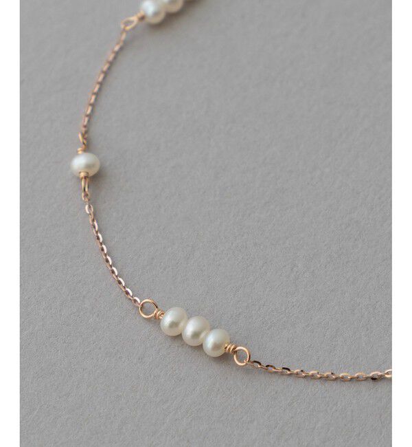 ete「K10MPG パール ステーション ブレスレット」|ブレスレット・バングル|