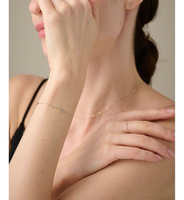 ete「K10YG ブリリアント ブラウンダイヤモンド ブレスレット」|ブレスレット・バングル|