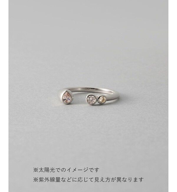 ete「[レイヤード] ビジュー ハグリング」|リング|