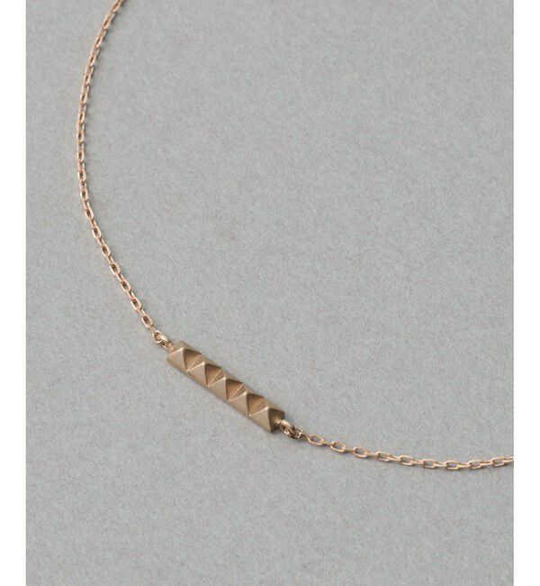 ete「[ハンサムピンク] K10MPG スタッズ ブレスレット」|ブレスレット・バングル|