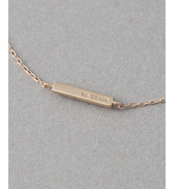 ete「[ハンサムピンク] K10MPG スタッズ ブレスレット」|ブレスレット・バングル|