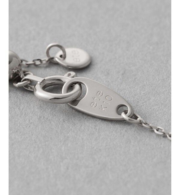 ete「[レイヤード] K10WG ダイヤモンド ブレスレット」|ブレスレット・バングル|