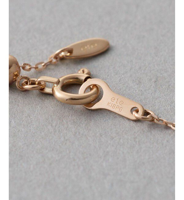 ete「K18MPG ミラーカットチェーン ブレスレット」|ブレスレット・バングル|