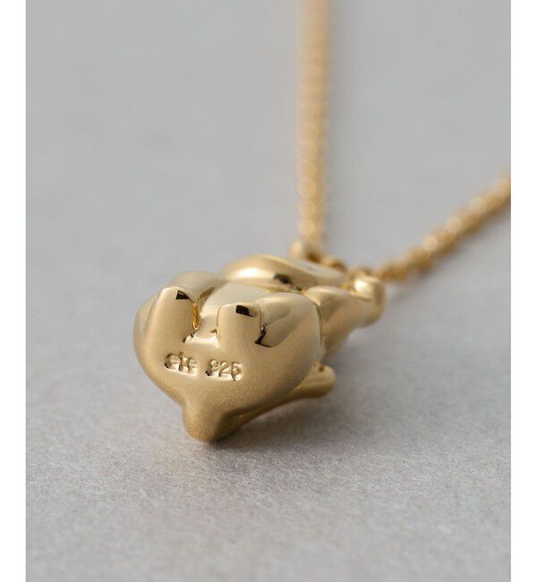 ete「[ハッピーカムカム] ビジュー ネコチャン ネックレス」|ネックレス|