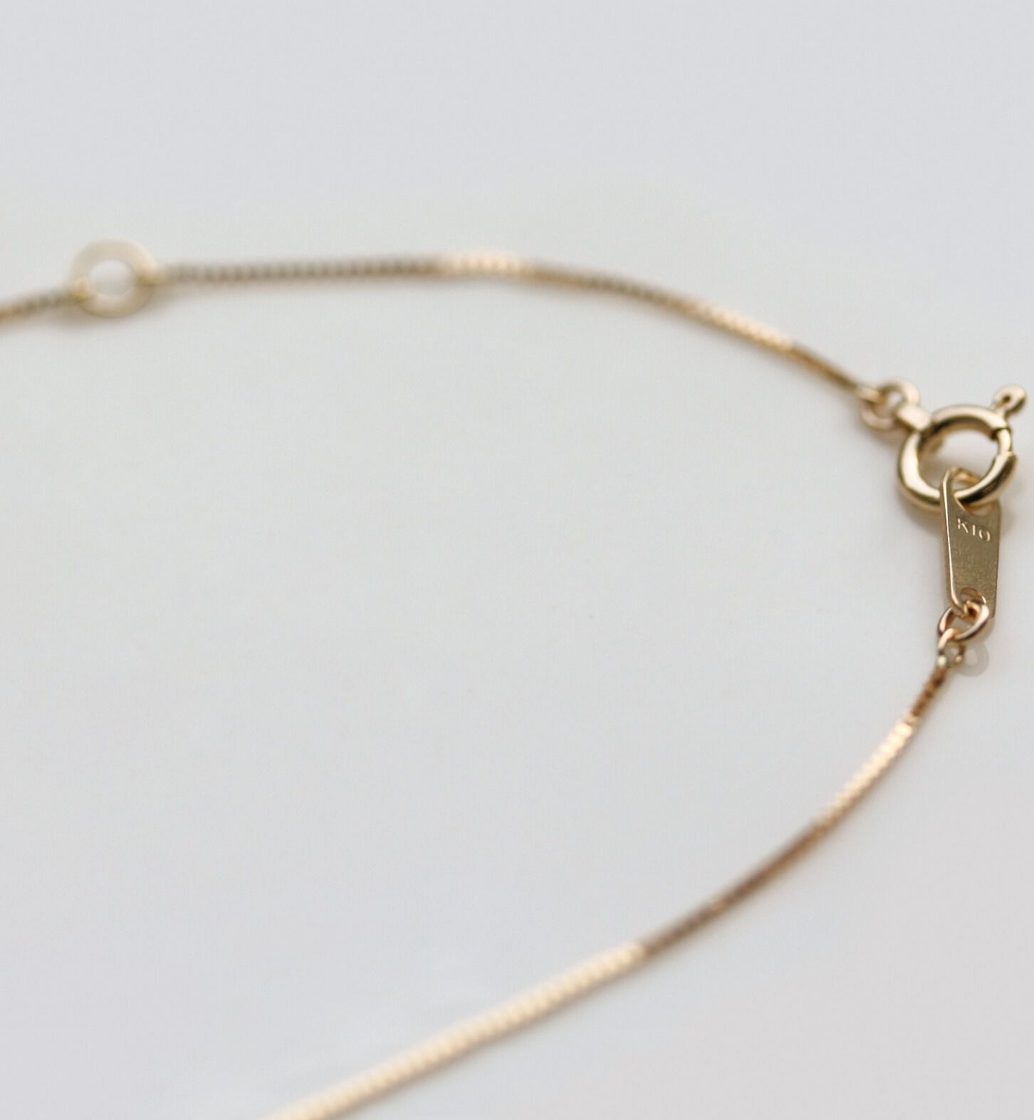  「ゴールド ベネチアン チェーン ネックレス 40cm | K10YG」|ネックレス|