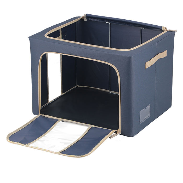 BACKYARD FAMILY「窓付 積み重ね 収納ボックス 72L 衣類収納 通販 衣装ケース 窓付き 折りたたみ式 折り畳み式」|その他|