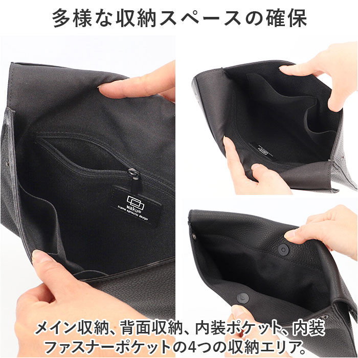 BACKYARD FAMILY「waku ワク ショルダーバッグ WK-0049 通販 スクエアバッグ サコッシュ スクエアバック」|ショルダー・メッセンジャー|