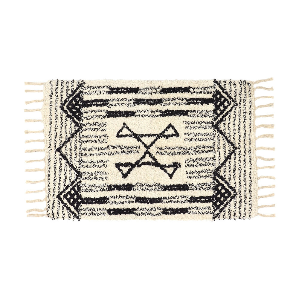 BACKYARD FAMILY「玄関マット 室内 おしゃれ 通販 マット ベルベリッシュ 玄関ラグ モロッカン 50 75」|その他|ベージュ5