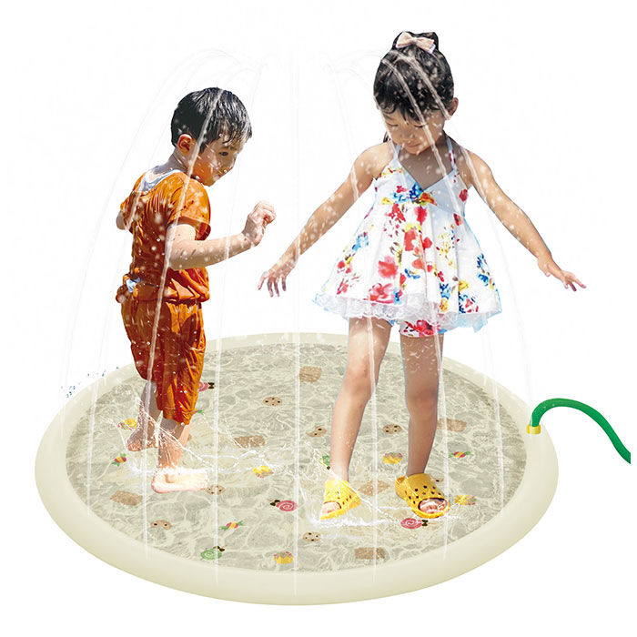 BACKYARD FAMILY「噴水マット 通販 スプラッシュ キッズマット 100 水遊び プレイマット 噴水プール」|その他|