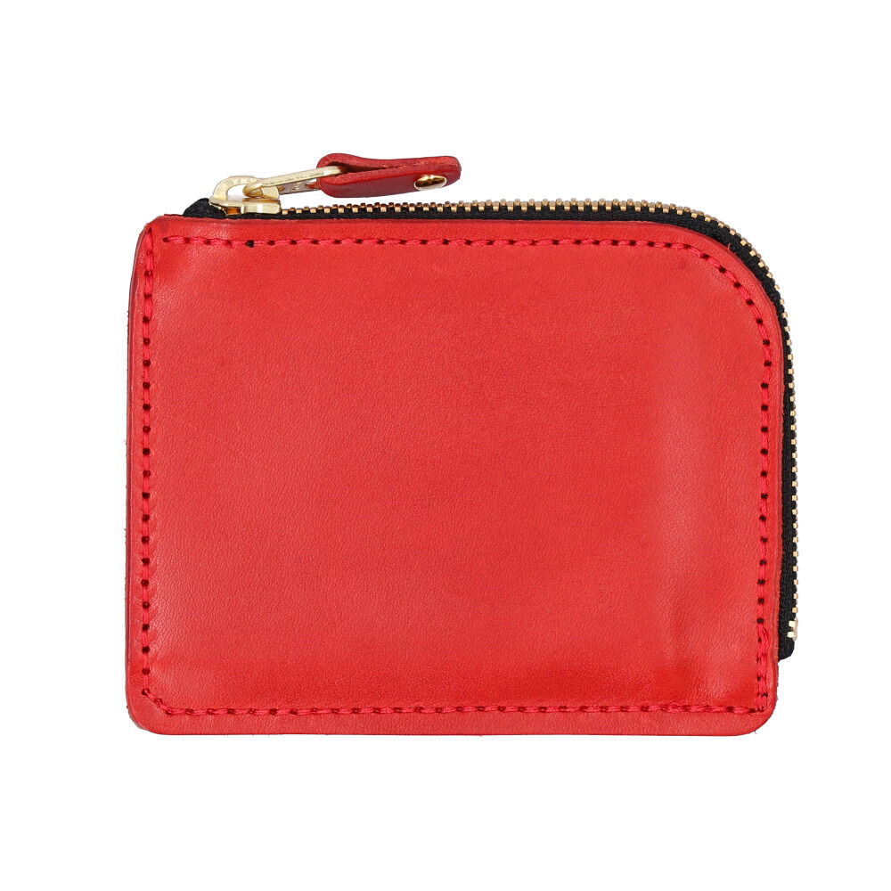 BACKYARD FAMILY「ミニ財布 本革 通販 薄型 財布 ミニウォレット ショートウォレット 小銭入れ コインケース」|コインケース|レッド1