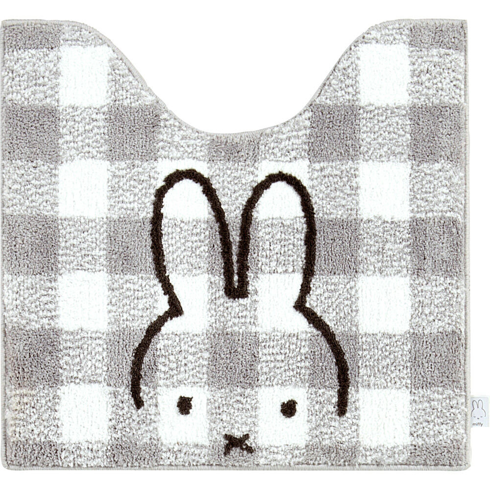 BACKYARD FAMILY「トイレマット キャラクター 通販 足元マット 便所マット トイレ用品 トイレタリー 滑りにくい」|トイレタリー・ランドリーグッズ|グレー1