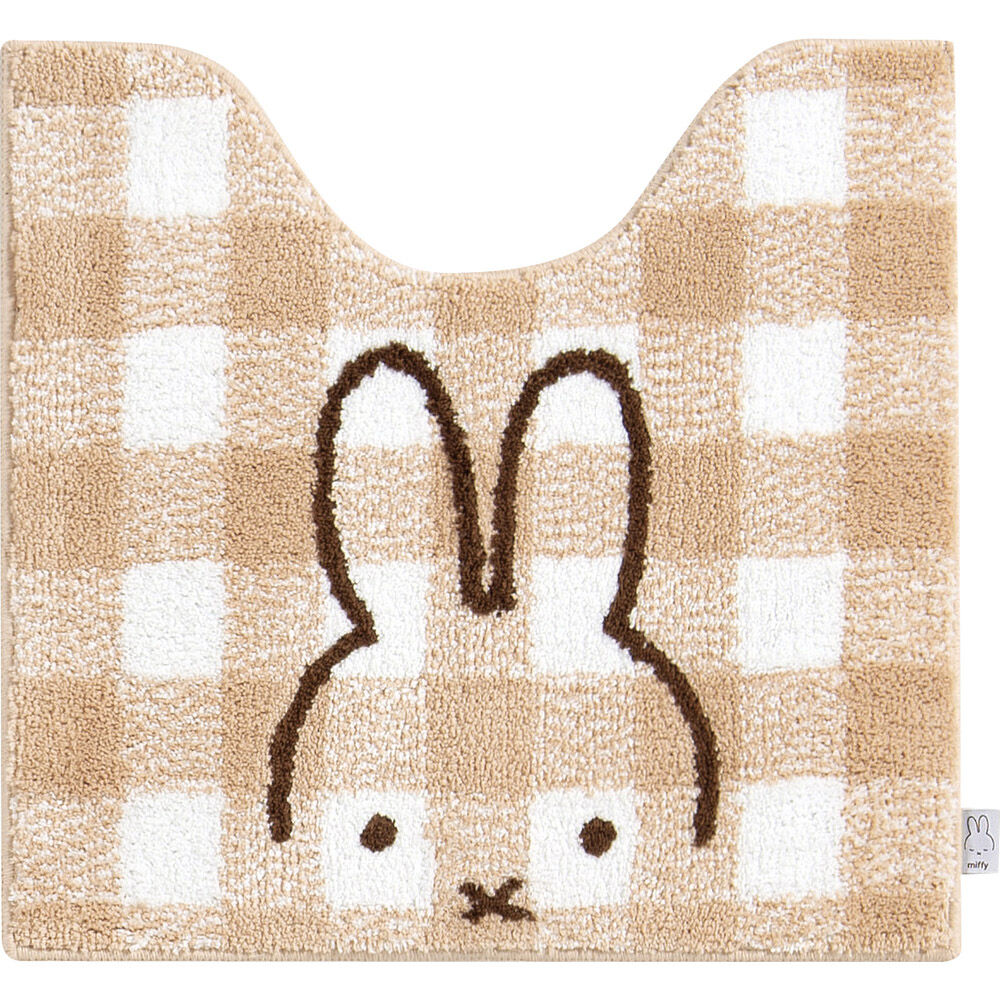 BACKYARD FAMILY「トイレマット キャラクター 通販 足元マット 便所マット トイレ用品 トイレタリー 滑りにくい」|トイレタリー・ランドリーグッズ|ベージュ1