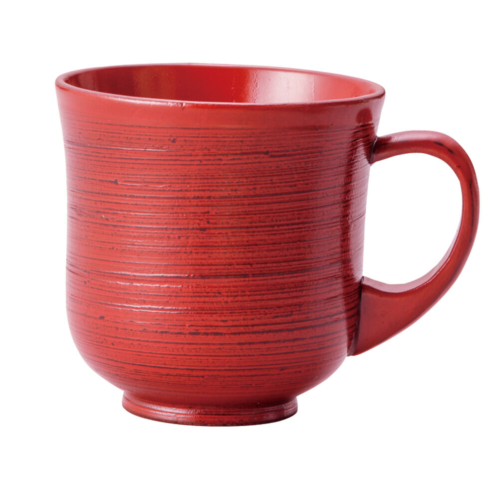 BACKYARD FAMILY「木製 マグカップ 通販 刷毛目カップ コップ マグ カップ 漆 塗り 漆器 漆塗り 器 うるし塗り」|グラス・マグカップ|レッド1