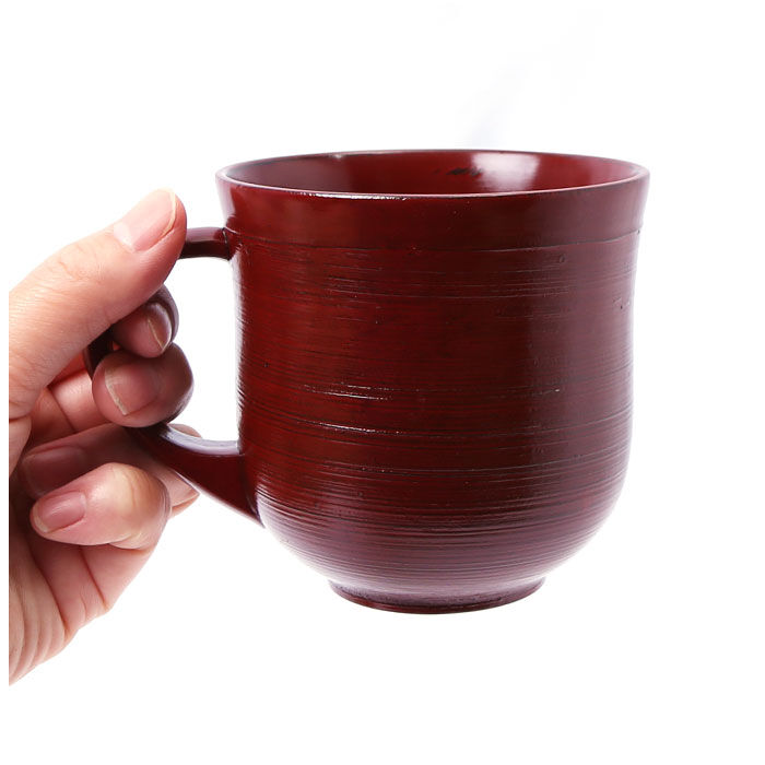 BACKYARD FAMILY「木製 マグカップ 通販 刷毛目カップ コップ マグ カップ 漆 塗り 漆器 漆塗り 器 うるし塗り」|グラス・マグカップ|