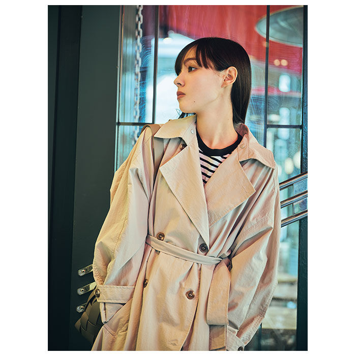 BACKYARD FAMILY「レインコート レディース 通販 トレンチコート コート 春 アウター ブランド because」|その他|