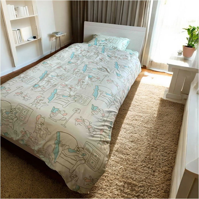 BACKYARD FAMILY「布団カバー 3点セット シングル 可愛い 通販 布団カバーセット ふとん カバー セット」|ブランケット|