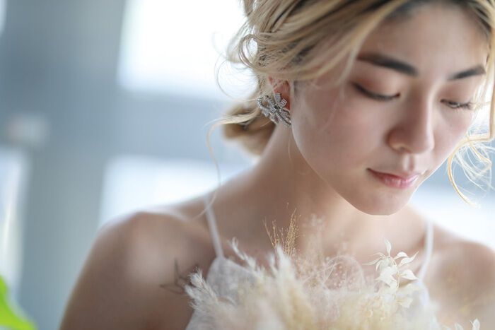 BACKYARD FAMILY「Just Married ピアス E-111 通販 スタッドピアス リボンピアス リボン 大きい」|その他|