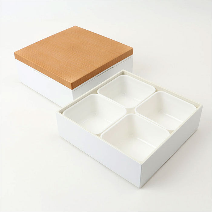 BACKYARD FAMILY「NH home エヌエイチホーム 弁当箱 二段 通販 日本製 国産 お重箱 重箱 御重」|食器・キッチングッズ|