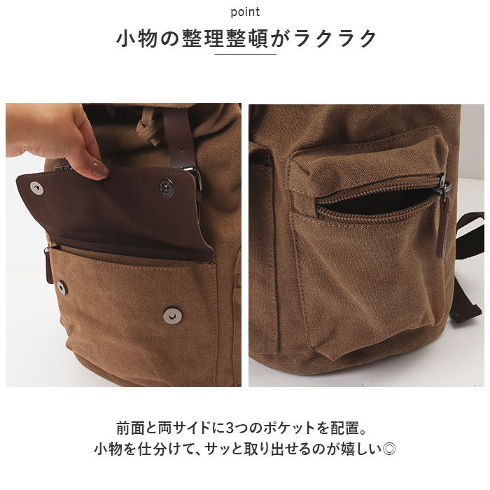BACKYARD FAMILY「リュック メンズ おしゃれ 通販 キャンバス リュックサック バックパック デイパック 通学 通勤」|リュック|