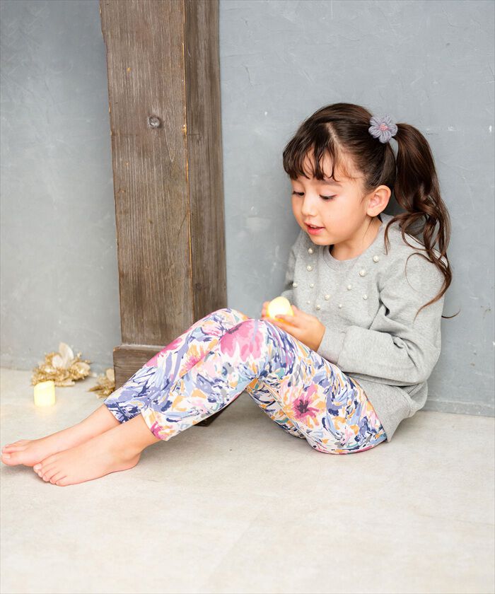 BACKYARD FAMILY「Rora ヘアクリップ キッズ 2個セット 通販 ブルーム ニット お花 フラワー ヘアークリップ」|その他|