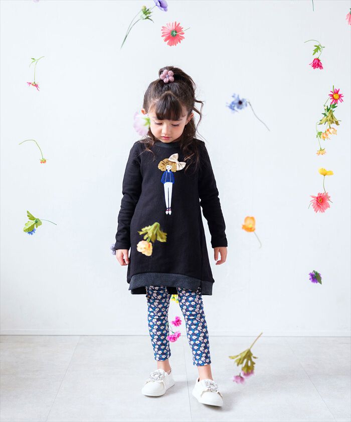 BACKYARD FAMILY「Rora ヘアクリップ キッズ 2個セット 通販 ブルーム ニット お花 フラワー ヘアークリップ」|その他|