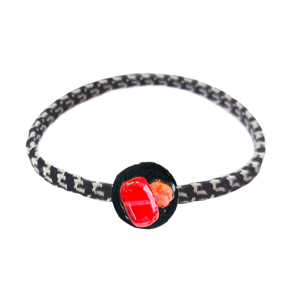 BACKYARD FAMILY「静電気 ヘアゴム 通販 日本製 ELEBLO 静電気軽減 静電気除去ブレスレット 静電気防止」|スポーツ|ブラック6