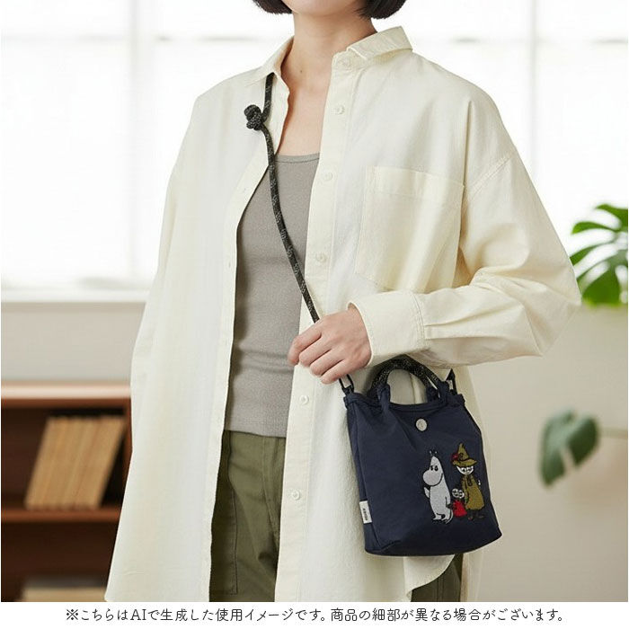 BACKYARD FAMILY「ムーミン ミニ ショルダー 通販 ショルダーバッグ レディース ショルダー 斜め掛け ナイロン」|ショルダー・メッセンジャー|