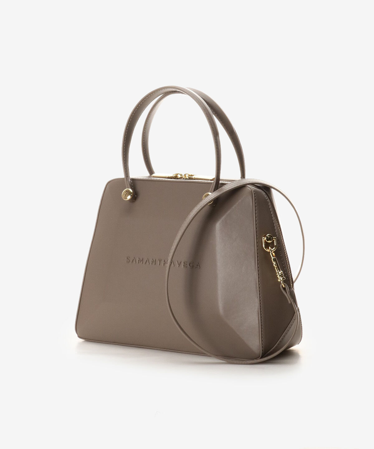 Samantha Vega「スクエアストーントートバッグ」|ハンドバッグ|