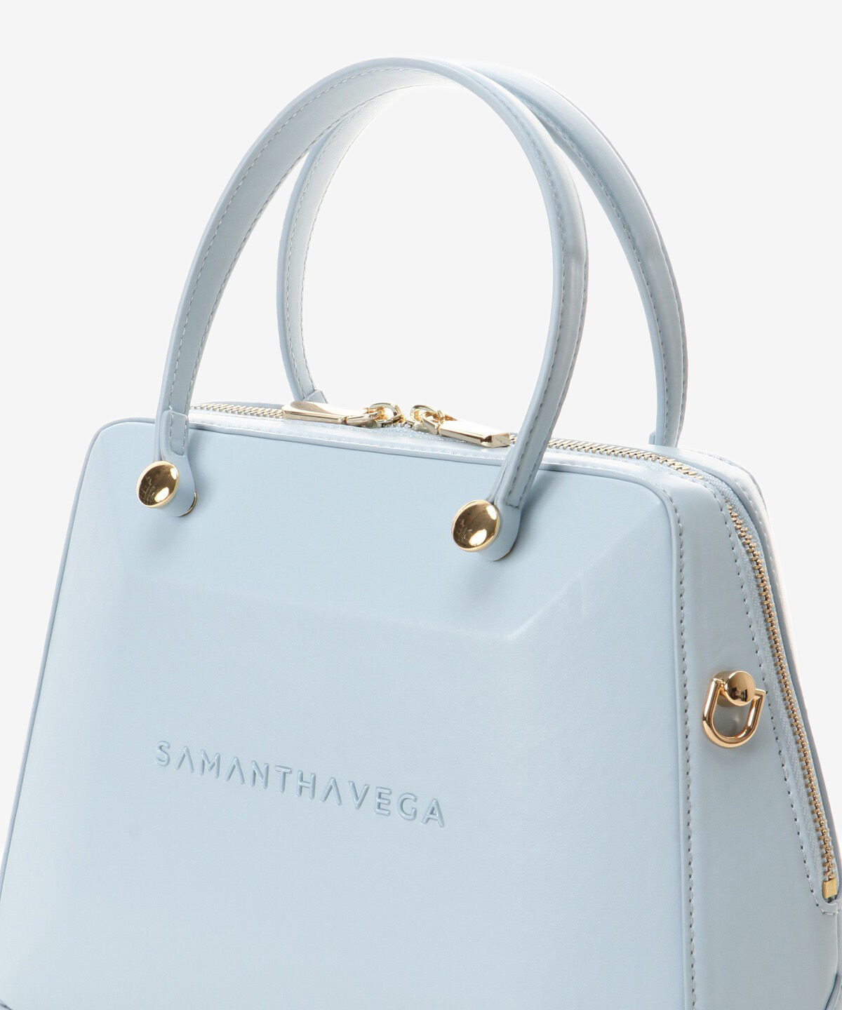 Samantha Vega「スクエアストーントートバッグ」|ハンドバッグ|