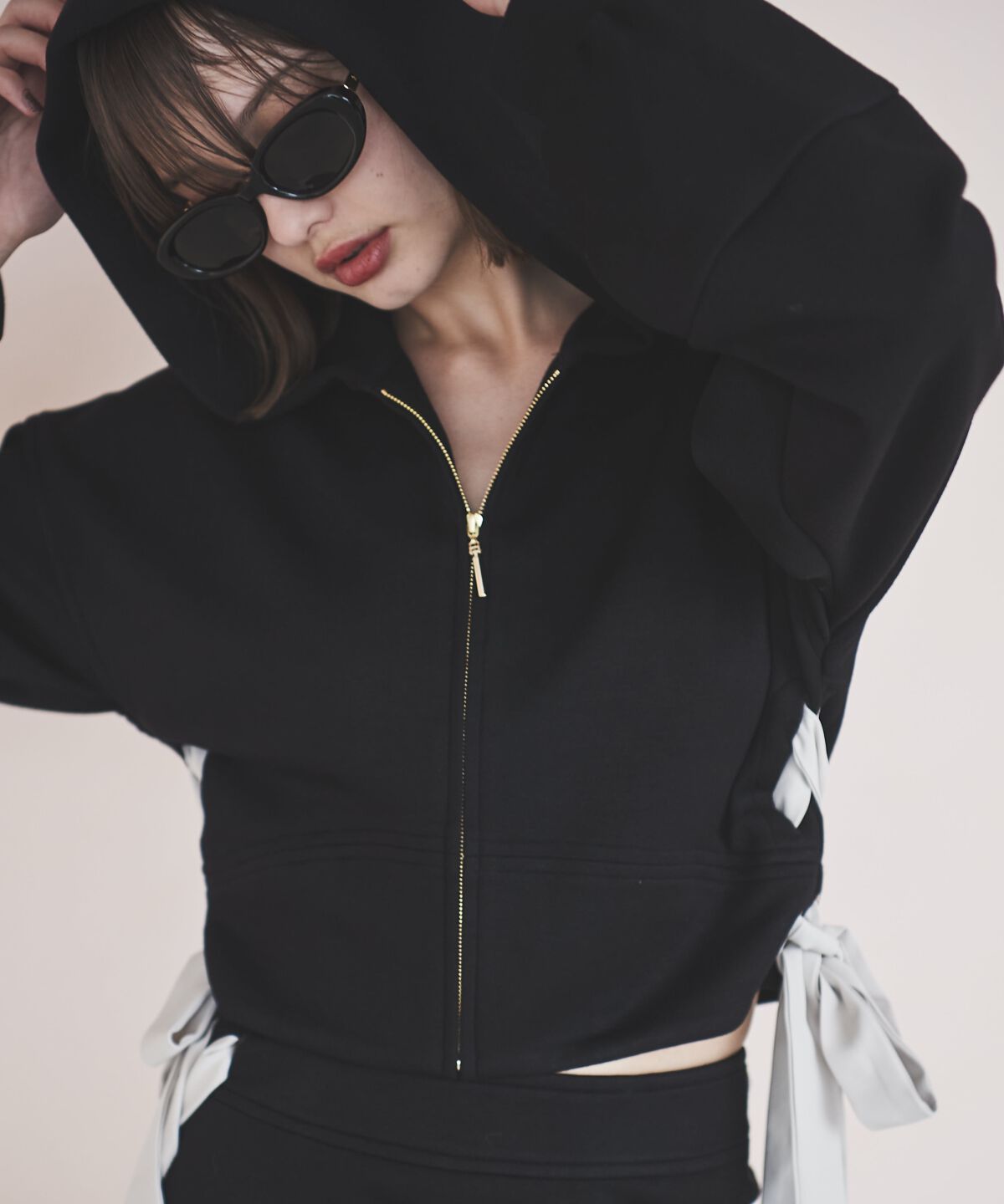 アンドクチュール「ダンボールポンチパーカーセットアップ」|ワンピース|