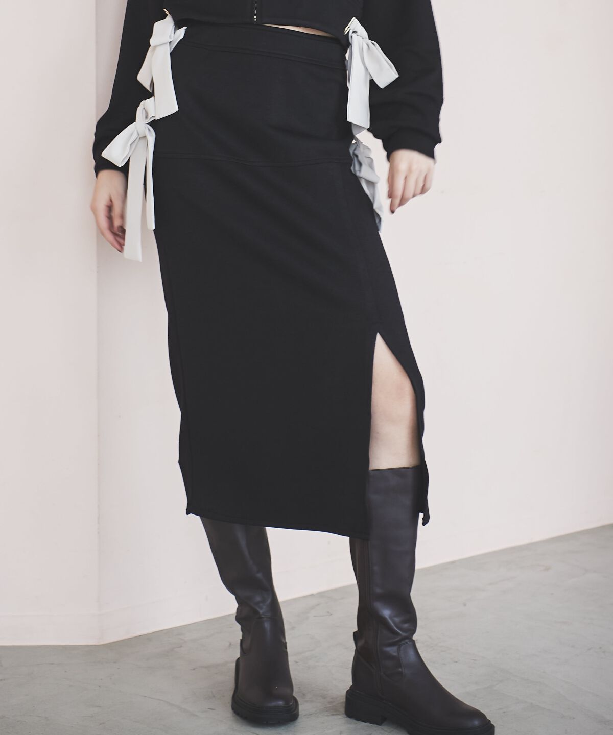 アンドクチュール「ダンボールポンチパーカーセットアップ」|ワンピース|