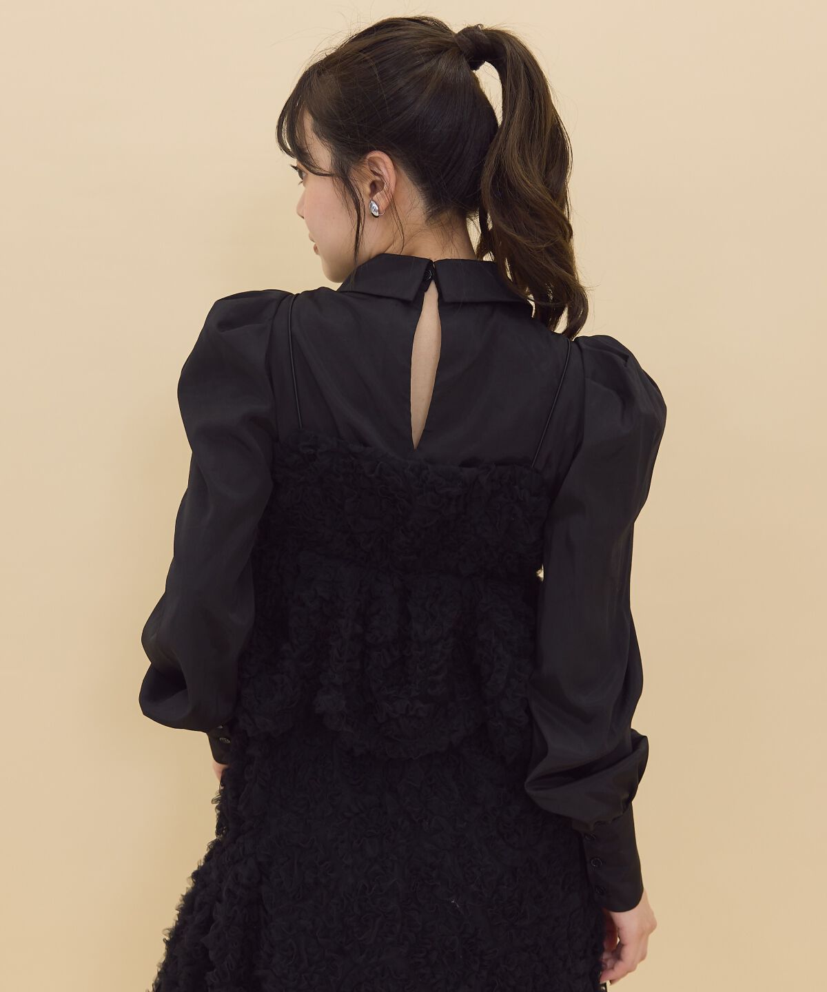 REDYAZEL「チュールビスチェドッキングブラウス」|シャツ・ブラウス|
