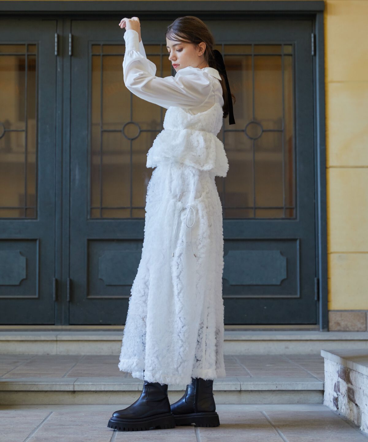 REDYAZEL「チュールボリュームスカート」|フレア|