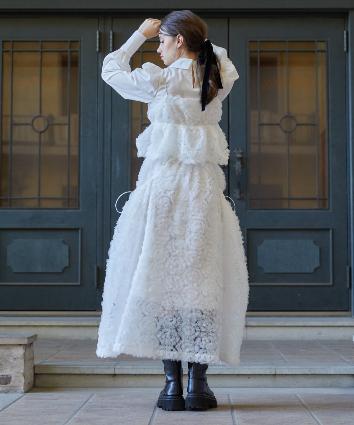 REDYAZEL「チュールボリュームスカート」|フレア|