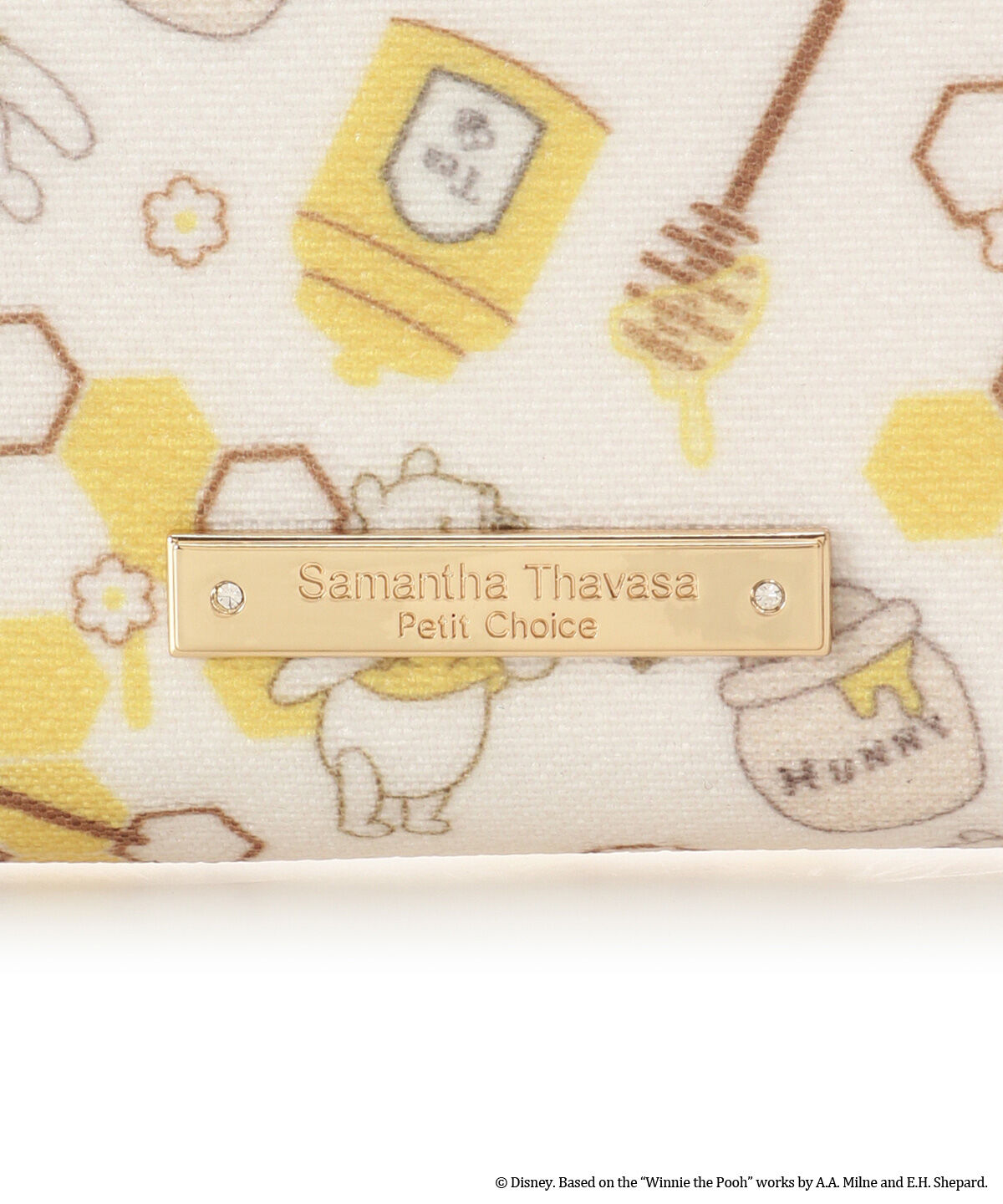 Samantha Thavasa Petit Choice「『くまのプーさん』コレクション マルチケース(総柄)」|コインケース|