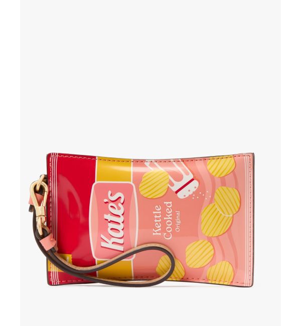 kate spade new york「スナック タイム パテント カード ケース リスレット」|定期入れ|MULTI