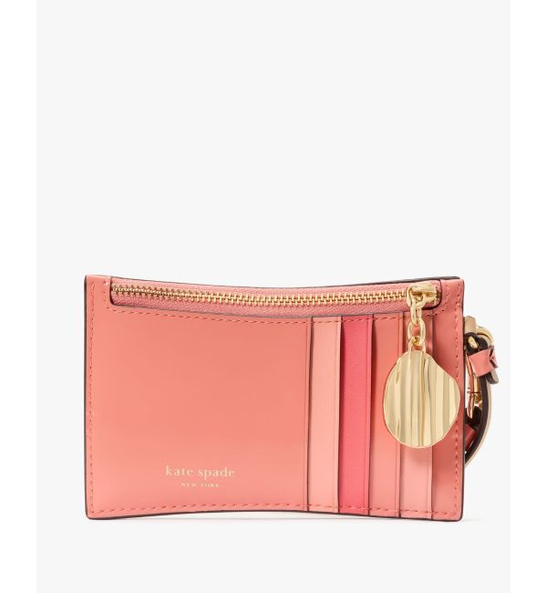 kate spade new york「スナック タイム パテント カード ケース リスレット」|定期入れ|