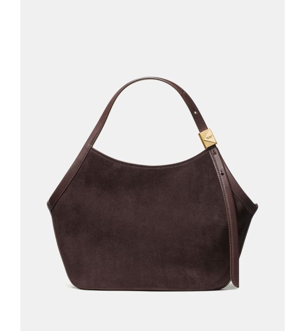 kate spade new york「デコ スエード スモール チューリップ トート バッグ」|ショルダー・メッセンジャー|BROWN